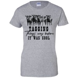 Tagging Things Way Before It Was Cool Black Angus Shirt