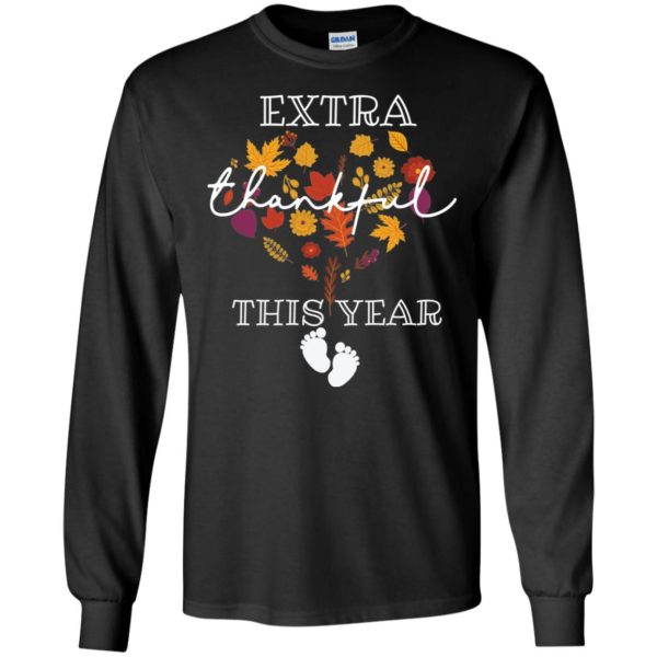 Extra Thankful This Year Pregnant Thanksgiving Shirt