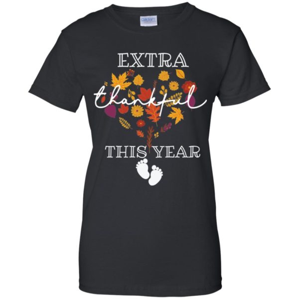 Extra Thankful This Year Pregnant Thanksgiving Shirt