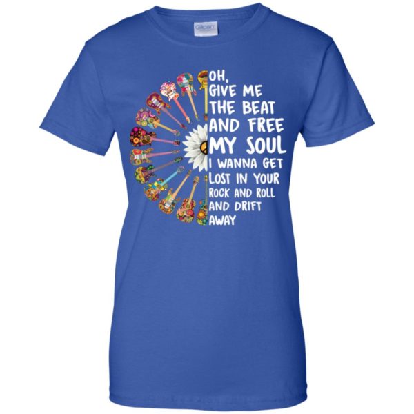 Hippie Guitar Oh Give Me The Beat And Free My Soul Shirt