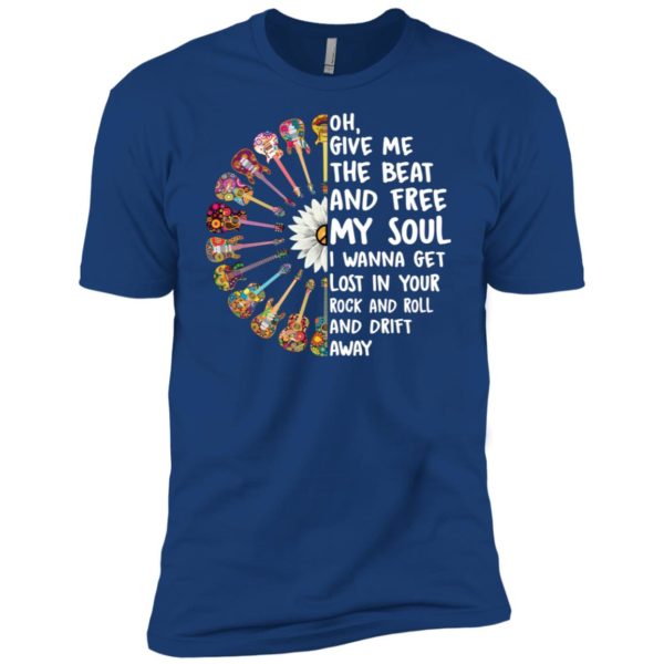 Hippie Guitar Oh Give Me The Beat And Free My Soul Shirt