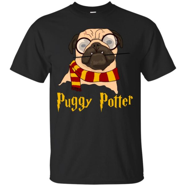 Puggy Potter Magic Wizard Pug Shirt