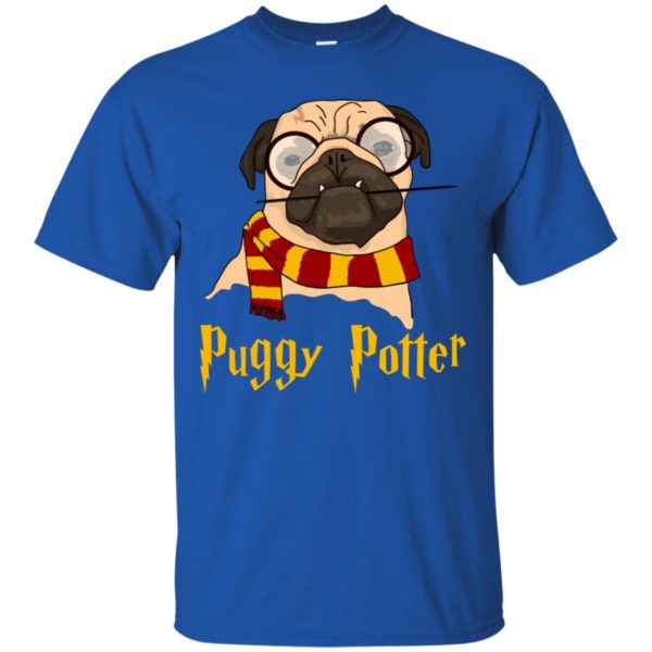 Puggy Potter Magic Wizard Pug Shirt