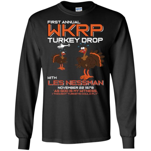 First Annual WKRP Turkey Drop With Les Nessman Shirt