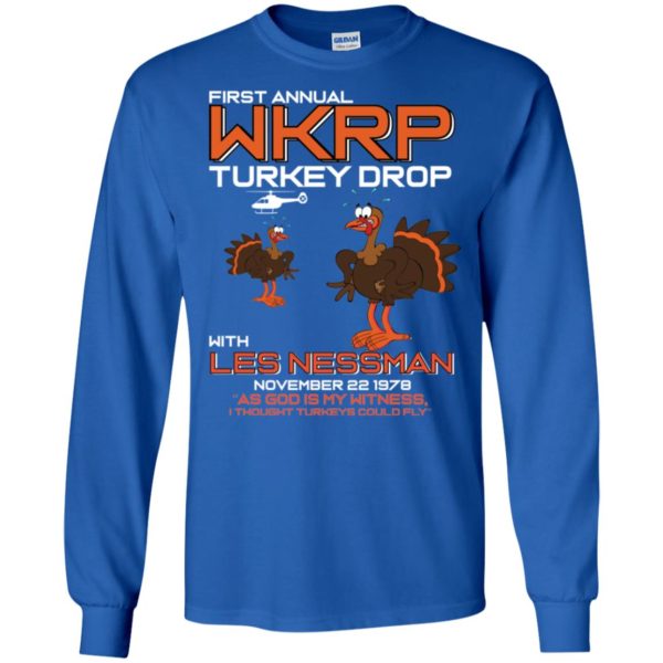 First Annual WKRP Turkey Drop With Les Nessman Shirt