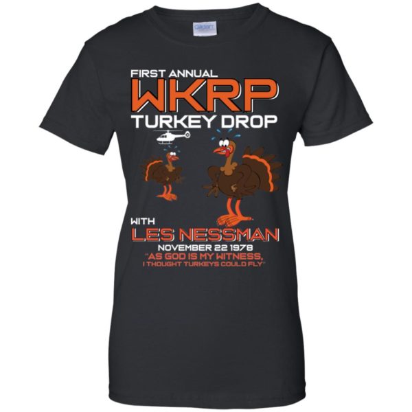 First Annual WKRP Turkey Drop With Les Nessman Shirt