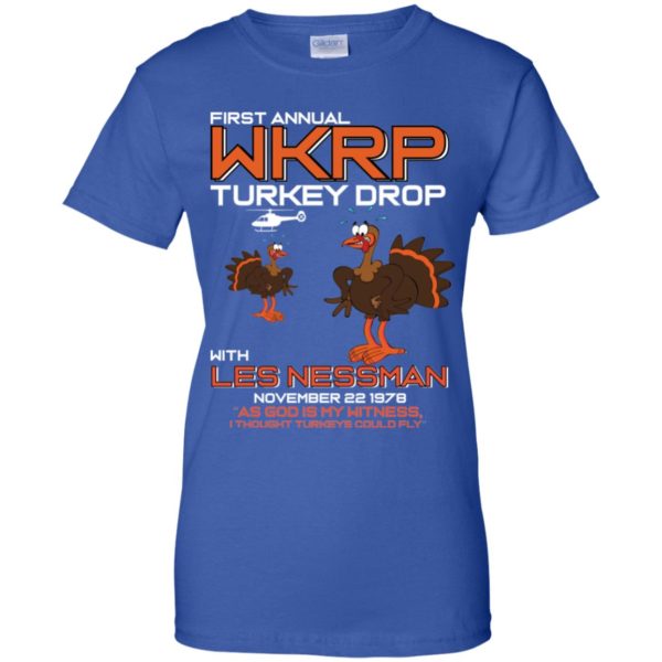 First Annual WKRP Turkey Drop With Les Nessman Shirt