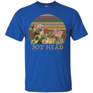 Sunset Retro Cactus Pot Head Shirt image Sunset Retro Cactus Pot Head Shirt