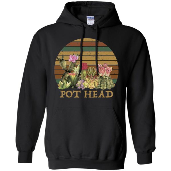 Sunset Retro Cactus Pot Head Shirt