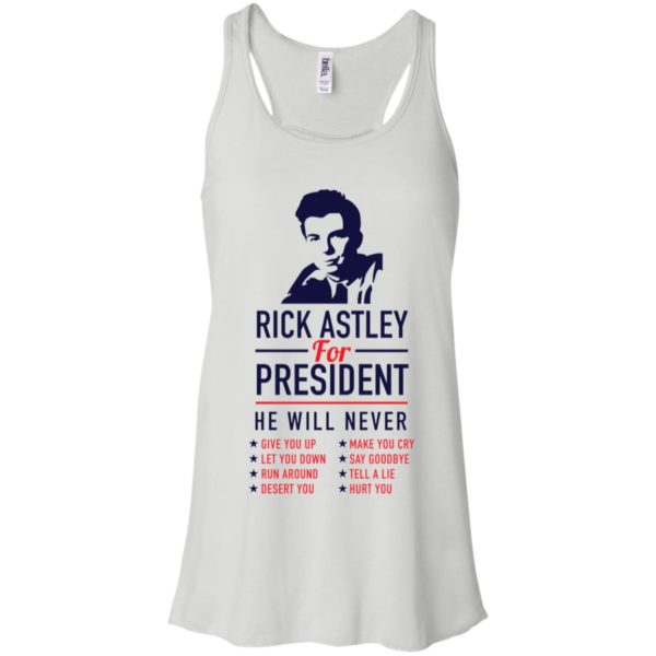 Rick Astley For President Shirt