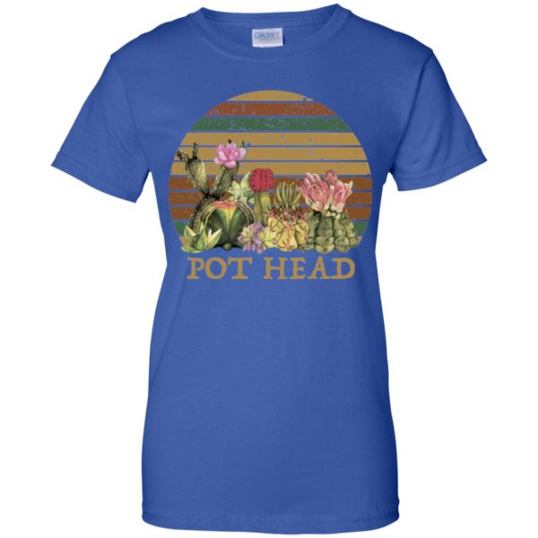 Sunset Retro Cactus Pot Head Shirt