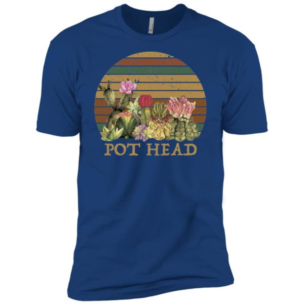 Sunset Retro Cactus Pot Head Shirt