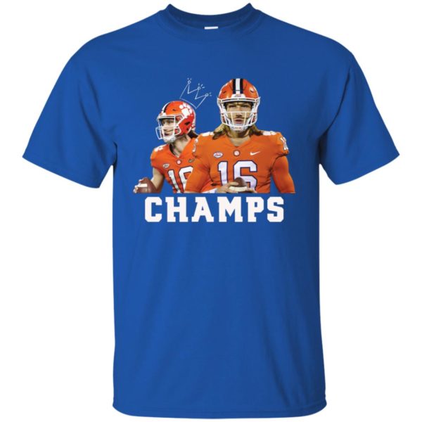 Trevor Champs Clemson Football Jersey 16 Win Shirt