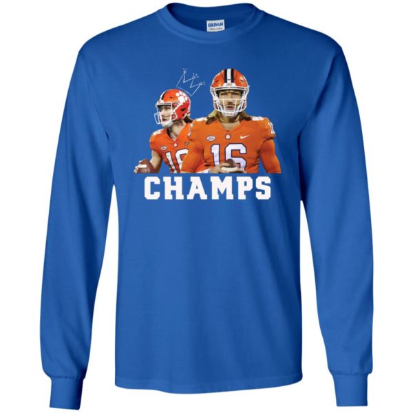 Trevor Champs Clemson Football Jersey 16 Win Shirt