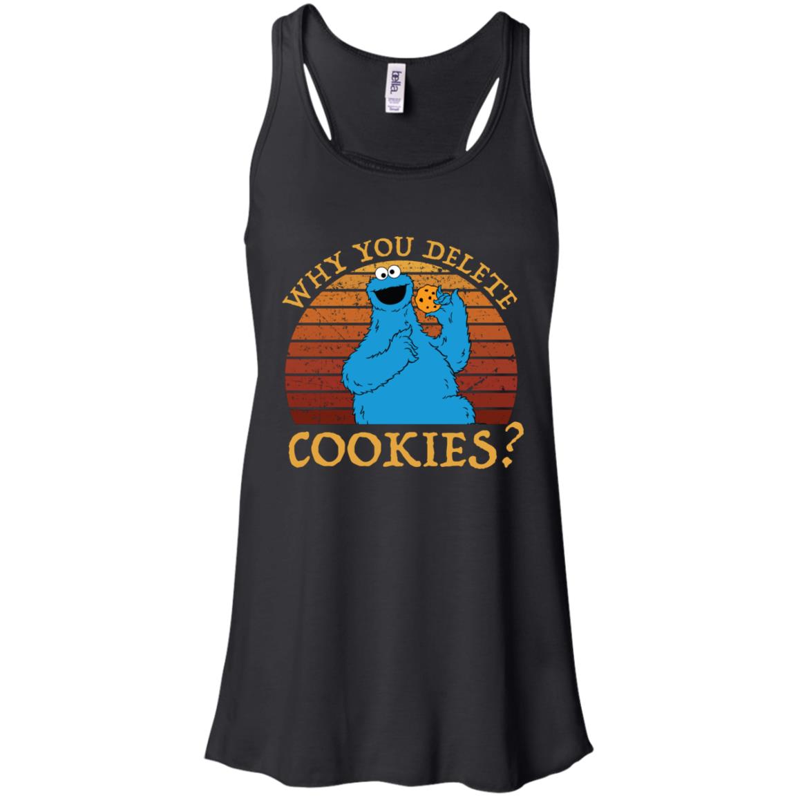 Why You Delete Cookies Monster Vintage Shirt image Why You Delete Cookies Monster Vintage Shirt