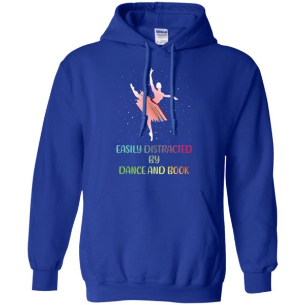 Easily Distracted by Dance And Book Shirt
