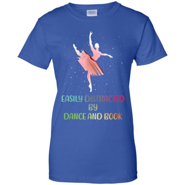 Easily Distracted by Dance And Book Shirt
