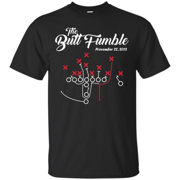 Butt Fumble Funny Football Playbook Shirt