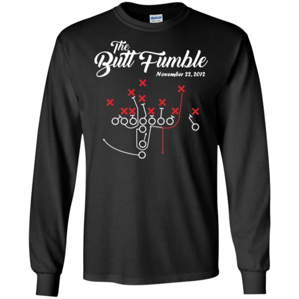 Butt Fumble Funny Football Playbook Shirt