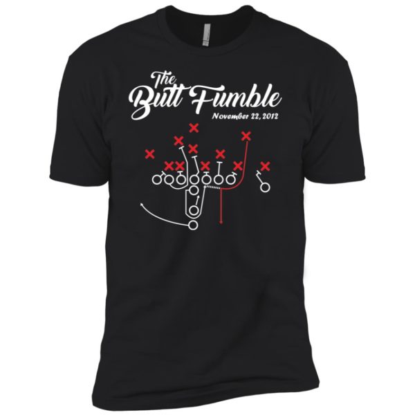 Butt Fumble Funny Football Playbook Shirt