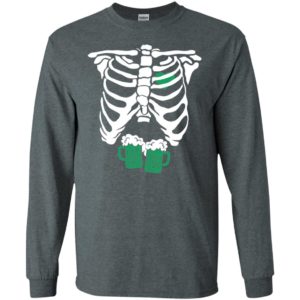 St. Patrick's Day Skeleton Green Beer Ribcage Funny Irish Drinking Shirt image St. Patrick's Day Skeleton Green Beer Ribcage Funny Irish Drinking Shirt