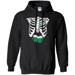 St. Patrick's Day Skeleton Green Beer Ribcage Funny Irish Drinking Shirt image St. Patrick's Day Skeleton Green Beer Ribcage Funny Irish Drinking Shirt