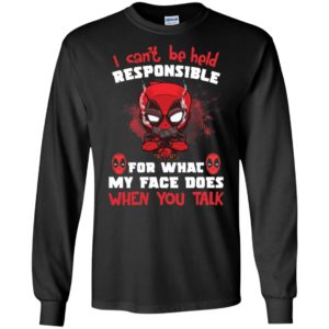 Deadpool I Can't Be Held Responsible Shirt
