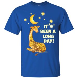 Giraffe Night It's Been A Long Day Shirt