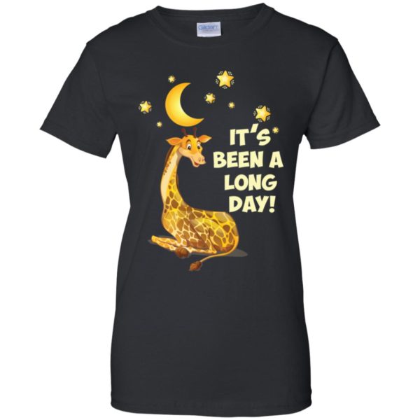 Giraffe Night It's Been A Long Day Shirt