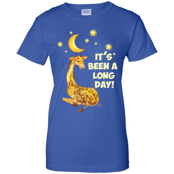 Giraffe Night It's Been A Long Day Shirt