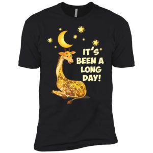 Giraffe Night It's Been A Long Day Shirt