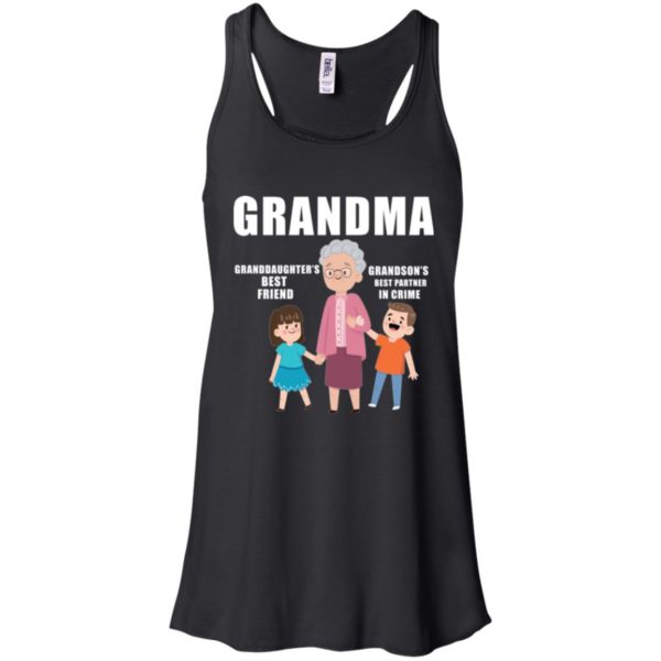 Grandma Granddaughter's Best Friend Grandson's Best Partner in Crime Shirt