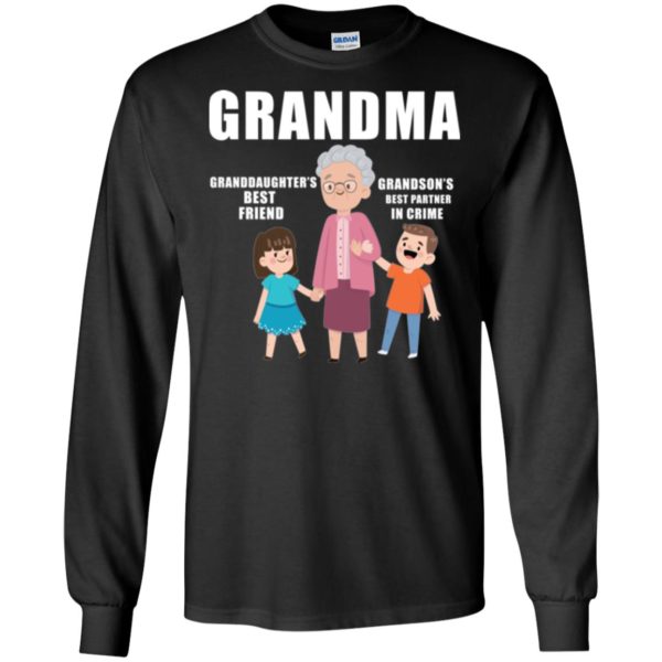 Grandma Granddaughter's Best Friend Grandson's Best Partner in Crime Shirt