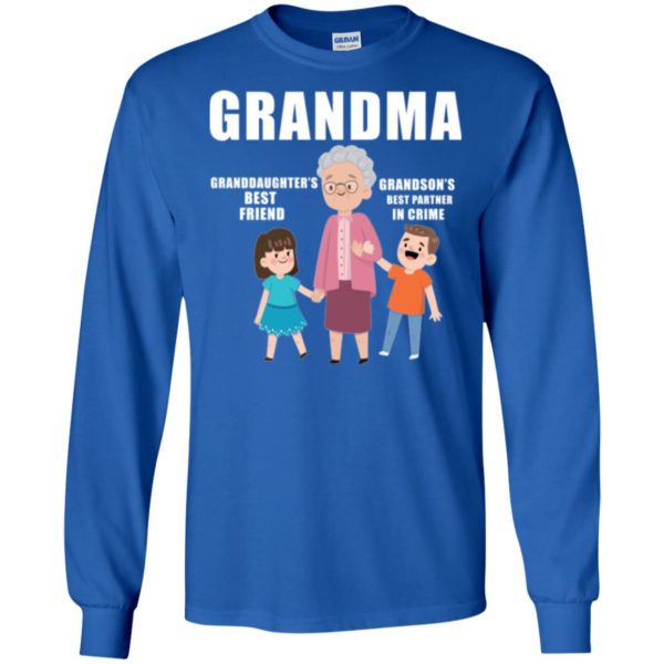 Grandma Granddaughter's Best Friend Grandson's Best Partner in Crime Shirt