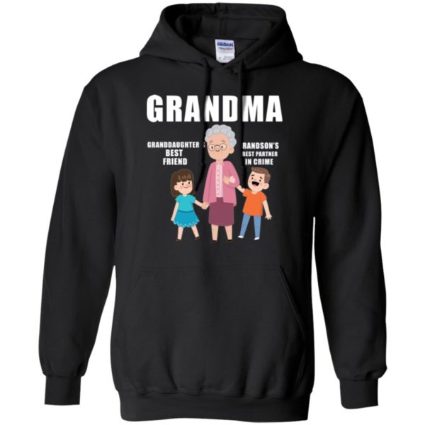 Grandma Granddaughter's Best Friend Grandson's Best Partner in Crime Shirt