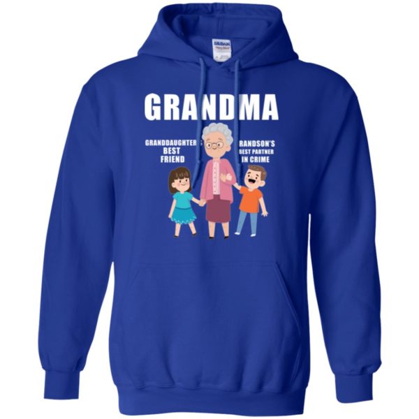 Grandma Granddaughter's Best Friend Grandson's Best Partner in Crime Shirt