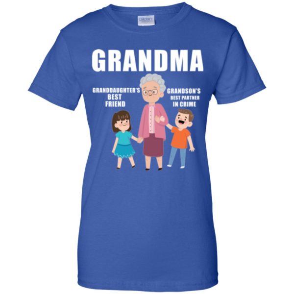 Grandma Granddaughter's Best Friend Grandson's Best Partner in Crime Shirt