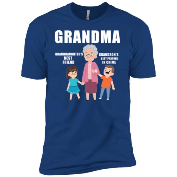 Grandma Granddaughter's Best Friend Grandson's Best Partner in Crime Shirt