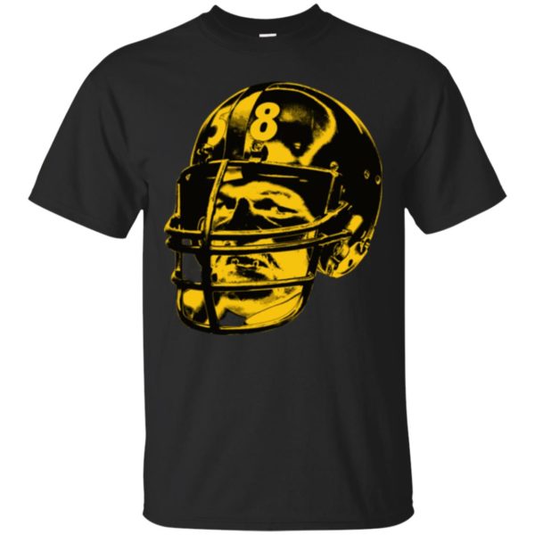 Jack Lambert 58 Helmet Face Black Shirt