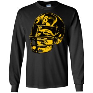 Jack Lambert 58 Helmet Face Black Shirt