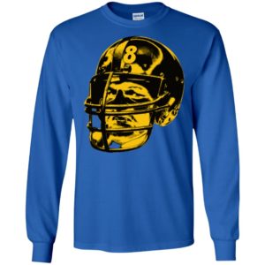 Jack Lambert 58 Helmet Face Black Shirt
