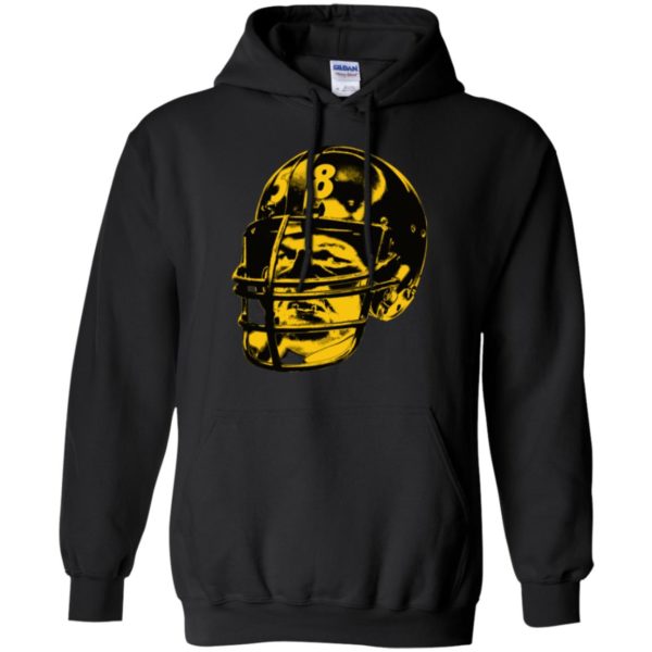 Jack Lambert 58 Helmet Face Black Shirt