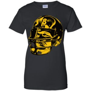 Jack Lambert 58 Helmet Face Black Shirt