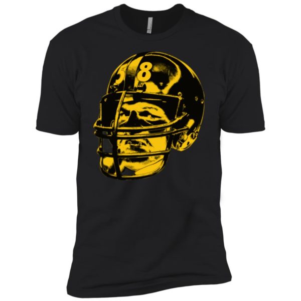 Jack Lambert 58 Helmet Face Black Shirt