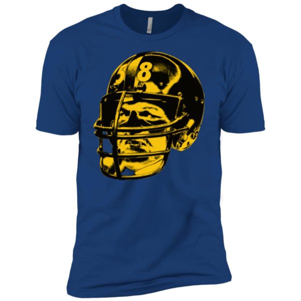 Jack Lambert 58 Helmet Face Black Shirt