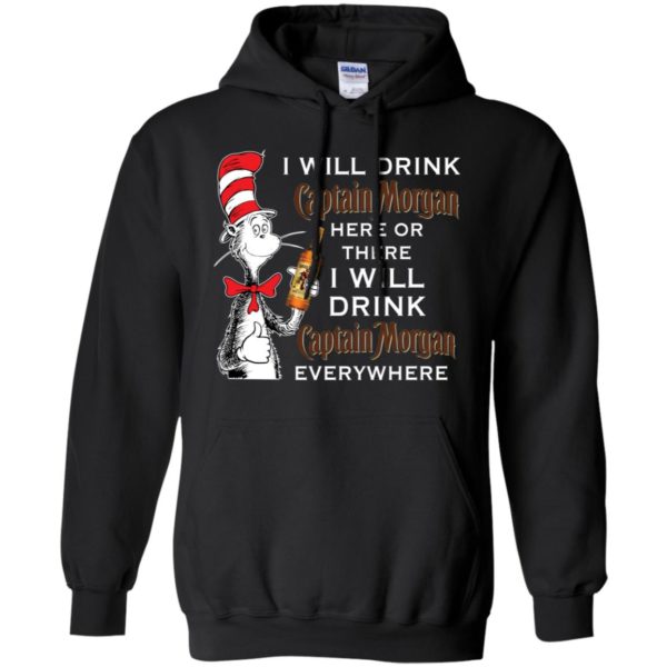 I Will Drink Captain Morgan Here or There Shirt