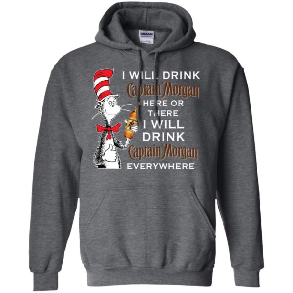 I Will Drink Captain Morgan Here or There Shirt