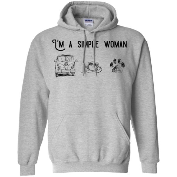 I’m Simple Woman Like Volkswagen, Coffee and Dog Shirt