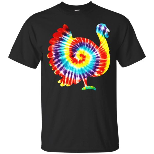 Tie Dye Turkey Thanksgiving Shirt