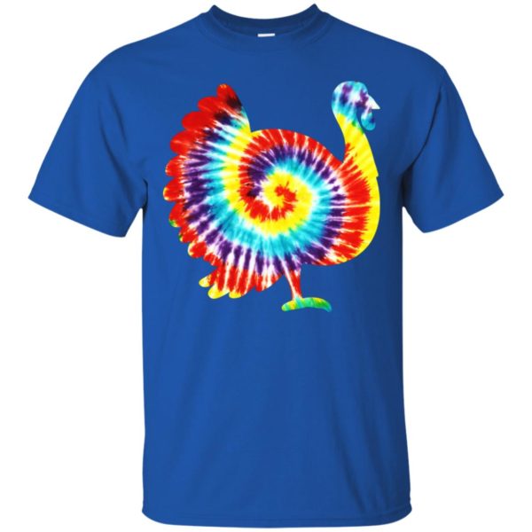 Tie Dye Turkey Thanksgiving Shirt